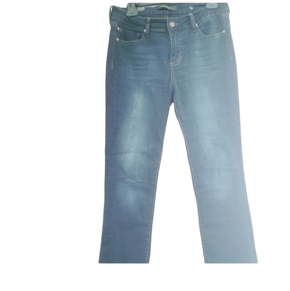 LIVERPOOL Collen Straight leg womens  size 6 blue - Picture 1 of 3